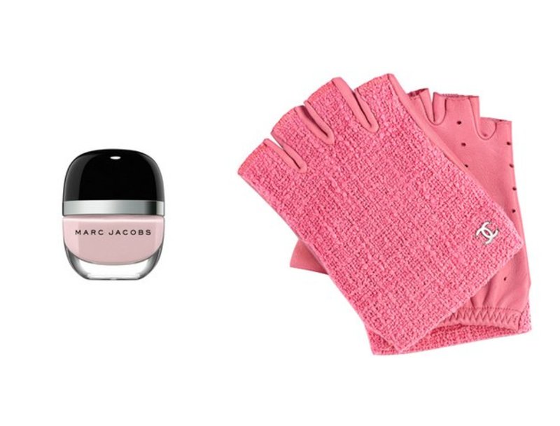 ارتدي النصف قفاز مع طلاء الأظافر المثالي